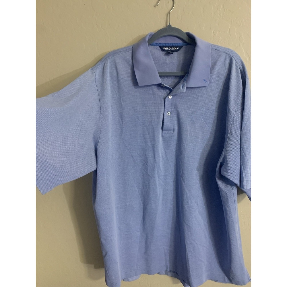 Polo Golf by Ralph Lauren Blue Polo Shirt Men's‎ XXL -"RL" Collar Logo